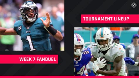 fanduel week 7 lineup|FanDuel Picks Week 7: Best NFL DFS lineup advice for daily .